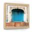 «Blue Traditional Indian Door» - Photographie de cadre photo sur toile