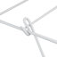 JVL Foldable 3 Tier Drying Rack, White