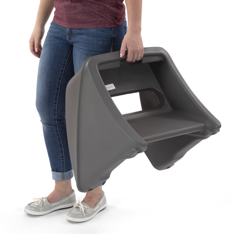 2 - Step Plastic Lightweight Step Stool