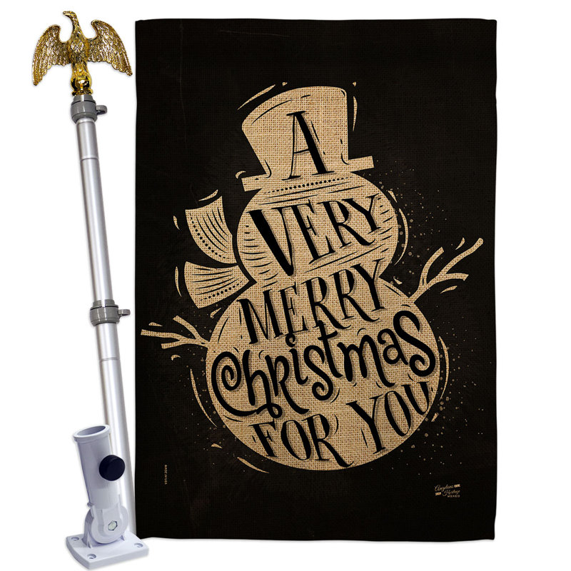 Ensemble de drapeaux 40 x 28 po en polyester à 2 faces Très joyeux
