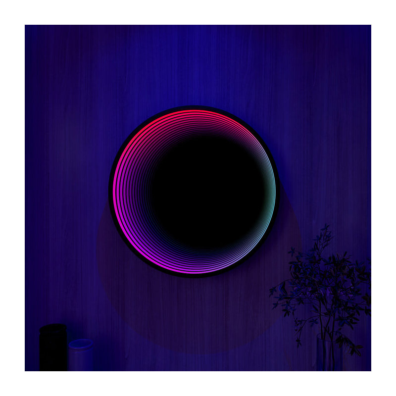 Janus Circle Mirror, 12" x 12"