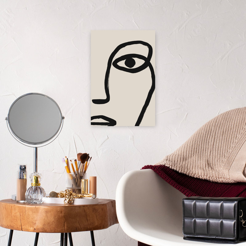 Art contemporain contemporain abstrait, 18" H x 12" W