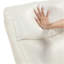 Causeuse inclinable contemporaine beige avec passe-partout en similicuir 1pc