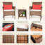 Ensemble de conversation pour patio avec coussins 2 personnes Nagey-1591535336