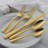 Oneida Aptitude Gold 20 Piece Flatware Set, Rust-Resistant, Dishwasher Safe-71778795