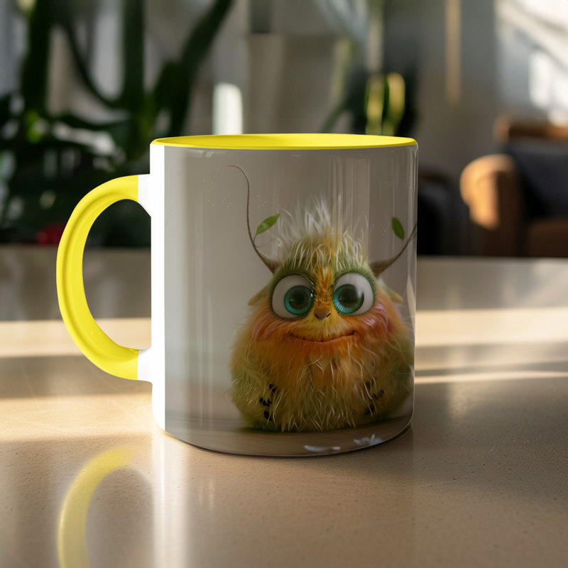 Ceramic Coffee Mug, Yellow