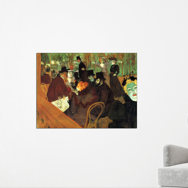 Henri De Toulouse-Lautrec - Wrapped Canvas Painting, 60cm H x 80cm W x 1.8cm D