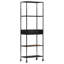 Book Cabinet Rough Mango Wood & Iron-1952653291