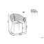 Hangah Patio Dining Armchair with Cushion