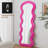 Flannel Full Length Wave Rose Floor Mirror  For Bedroom Living Room Hanging Or Against The Wall
