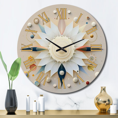 Horloge murale en spirale abstraite