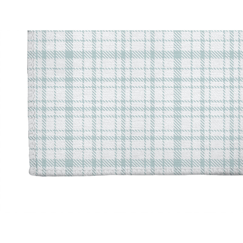 Tapis d'extérieur antidérapant à carreaux Liz, Rectangulaire 8 pi x 10 pi
