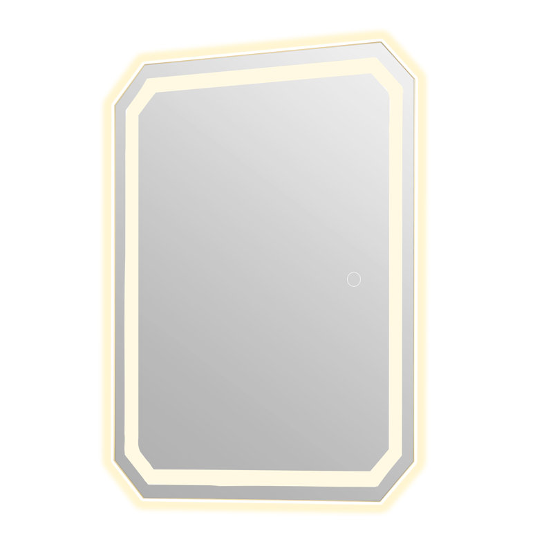 Miroir de salle de bain Jacquees Octogan, 30 po x 36 po