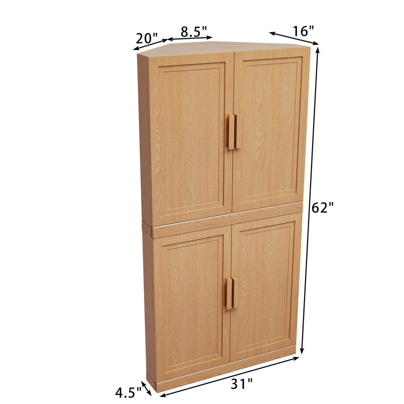 Armoire de coin de cuisine Reno, Bois
