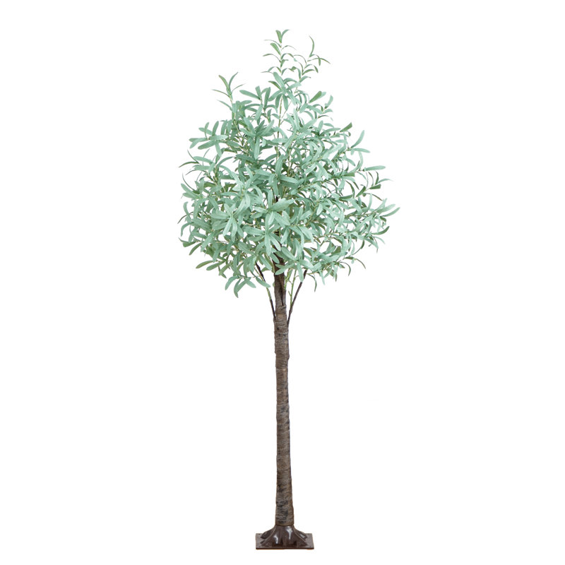 6ft. Lighted Artificial Olive Tree with 420 Warm White LED Lights