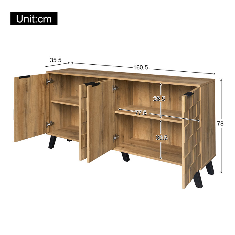 Lobdell 160cm Sideboard