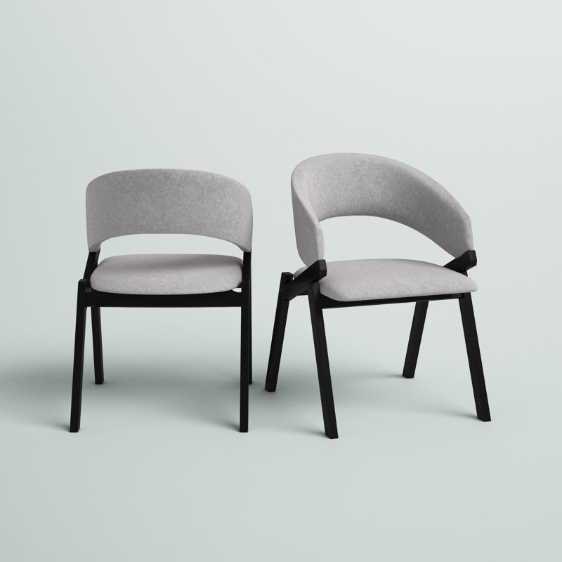 Moberg 19'' H Upholstered Armchair, Black