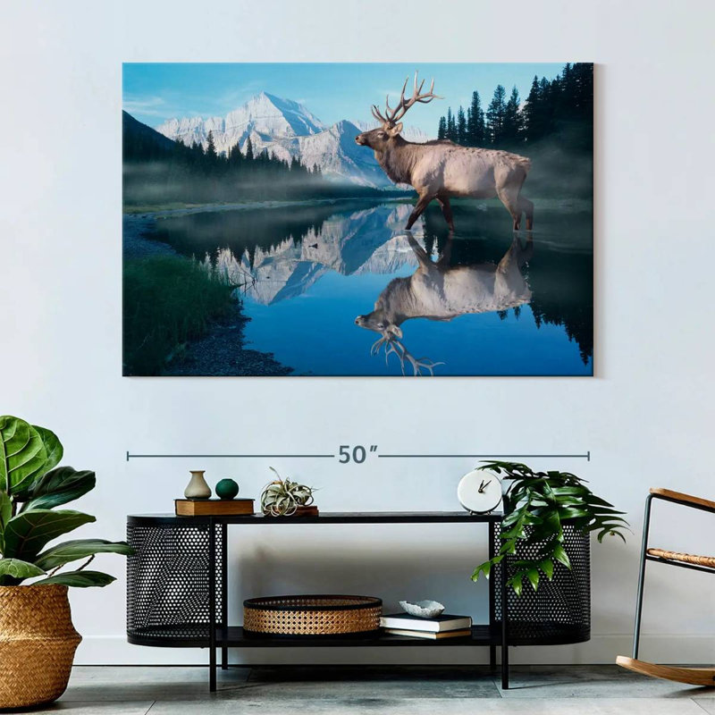 Reflections Of Glacier, 34" H x 51" W