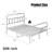 Huddleson Bed Metal Platform Bed frame-1583238702