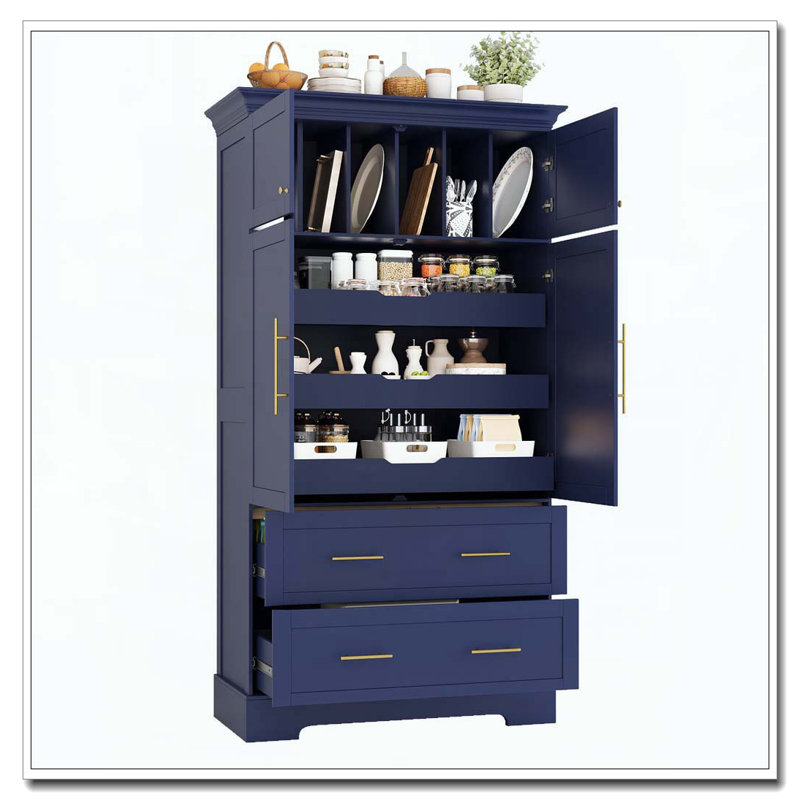 Armoire de rangement Farmry, Bleu