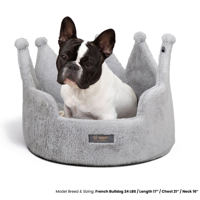  Lit matelassé gris clair Pet Pet