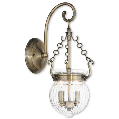 Crestfield Steel Armed Sconce