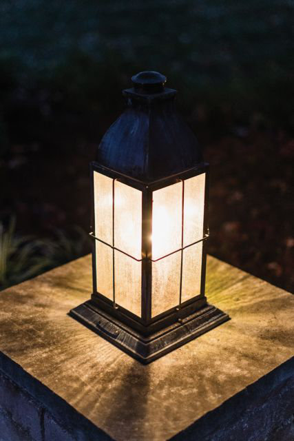 Bingham 3-Light Pier Mount Light, Graystone, 21.25" H x 9.75" W