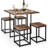 Felício 4 - Person Dining Set-916802161-916802162-916802163