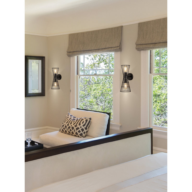 Palethorp Armed Sconce, Matte Black