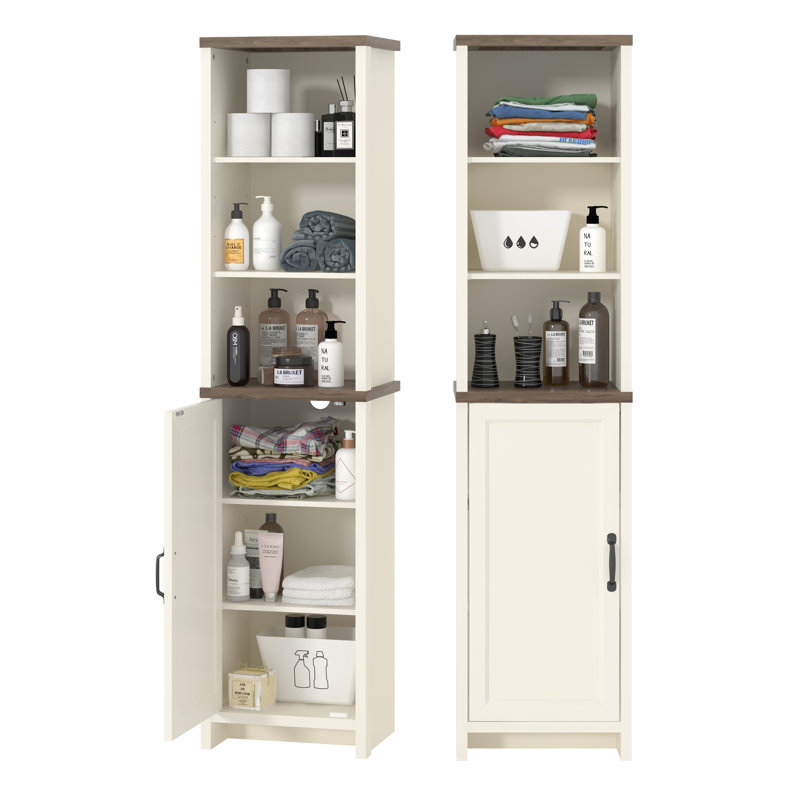 Armoire de rangement autoportante Allysyn Farmhouse