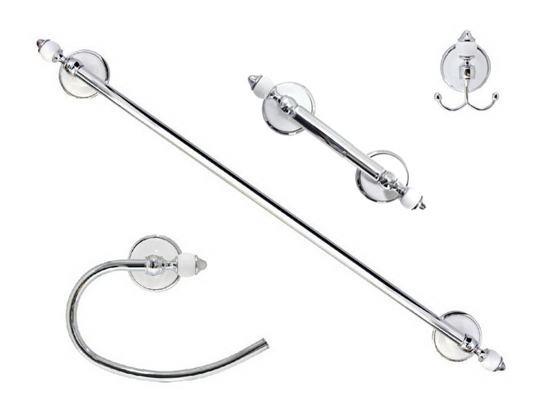 Isai 4 - Piece Bathroom Hardware Set