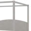 Lit plateforme à baldaquin en bois avec tête de lit et pieds de support-1113902683