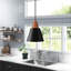Luminaire suspendu conique 1 lumière erroll-883429671