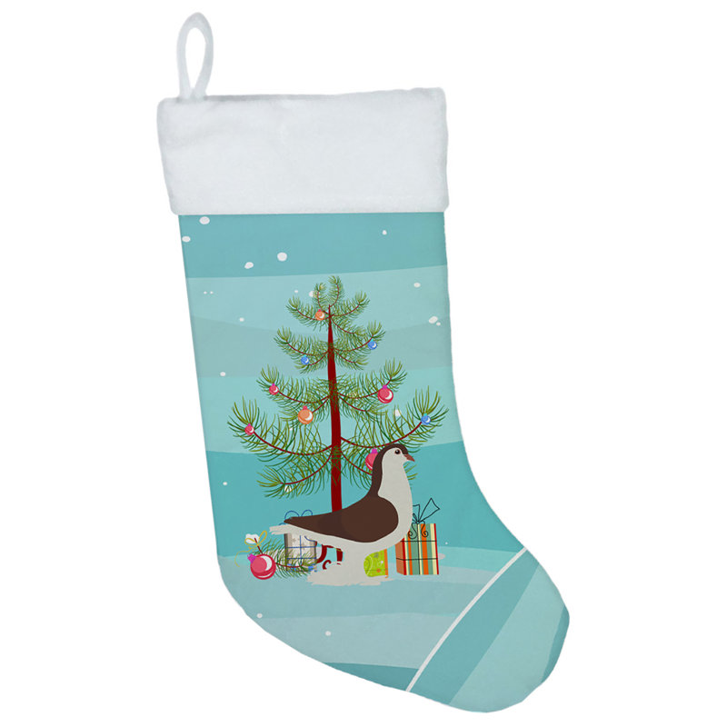 Chaussette de noël pigeon