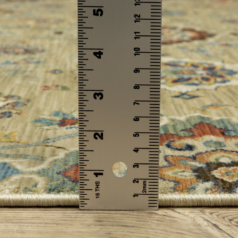 Floral Indoor Rug, Rectangle 2' x 3'