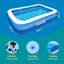 Polyvinyl Chloride (PVC) Rectangle Inflatable Pool 51cm H x W x 262cm L-114689065