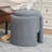 Nowata Teddy Fleece Boucle Upholstered Ottoman Stool-1216785975
