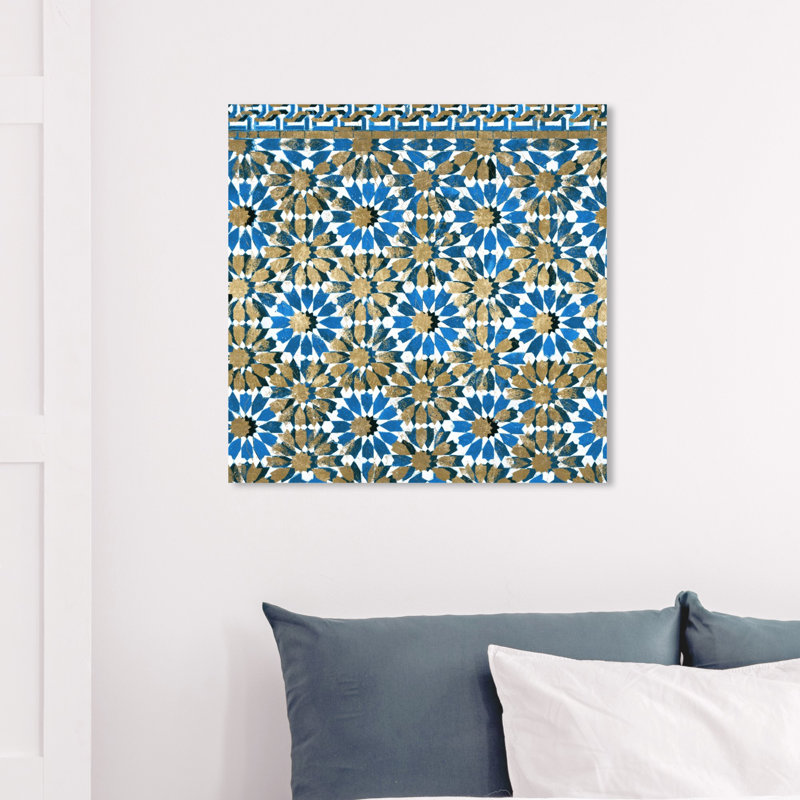 « vacances en grèce », impression sur toile, Toile tendue, H 30 po x l 30 po x P 1,5 po