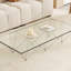 Only Separate Glass Tabletop.rectangular Heat-resistant Transparent Tempered Glass Tabletop.suitable For Various Occasions Such As Kitchens And Restaurants.-125126937
