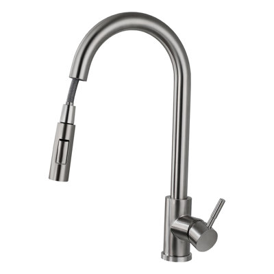 Stainless Steel Kitchen Faucet 360° Rotating Tap