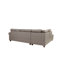 Canapé modulaire contemporain 3 pièces Mocha Dorris