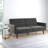 Lindford 78.50'' Velvet Convertible Sofa-1671133184