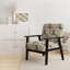 Fauteuil d'appoint rembourré Carnation Mandalas Flowers Boho