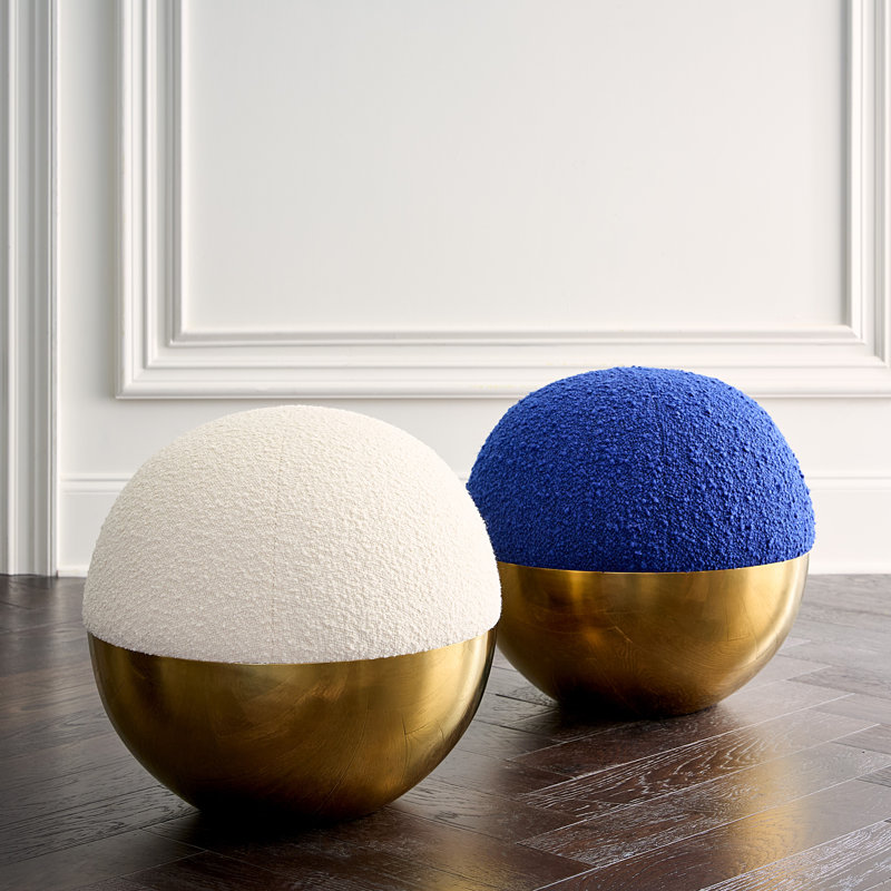 Alphaville Round Footstool Ottoman