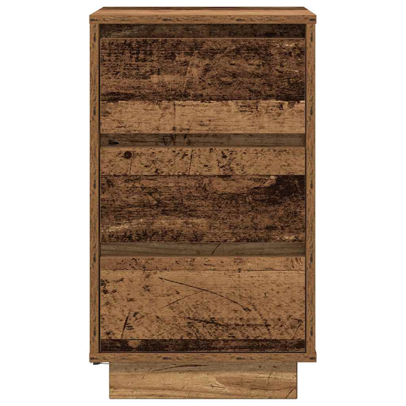 Davayah 38cm W Manufactured Wood Bedside Table, Old Wood