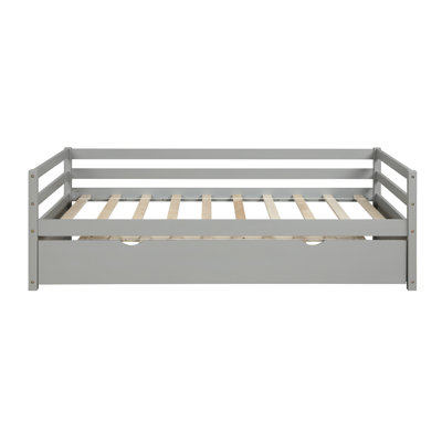 Lit de jour avec base de lit gigogne, taille simple