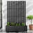 Metal Planter Box with Trellis with Wheels-675175615
