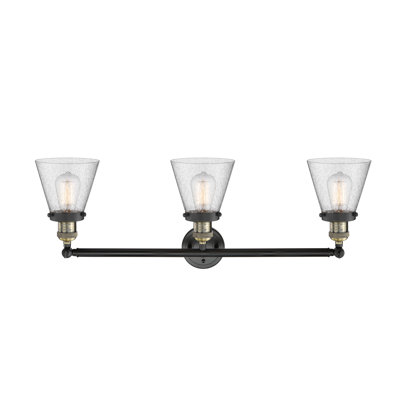 Éclairage pour meuble-lavabo 3 lumières Shauna Cone