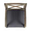2 chaises de jardin grises avec coussins remplis de mousse, conception classique, bois, assemblage rapide, dimensions de l'assise: P 18,00 po x l 17,75 po, assise confortable