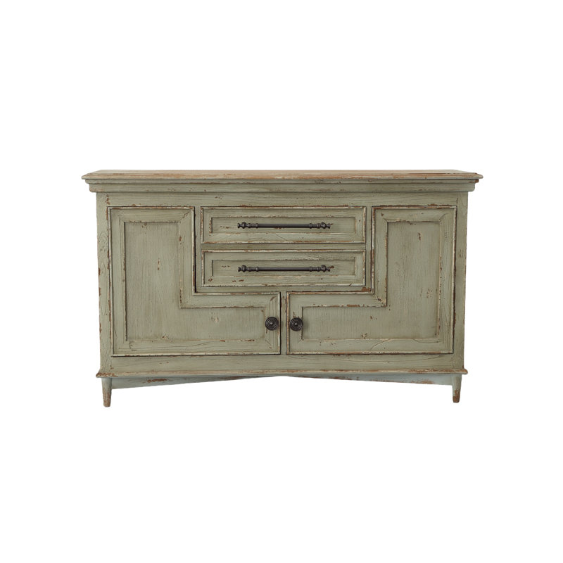 Sheridan 60'' W Solid Wood Sideboard, Gray